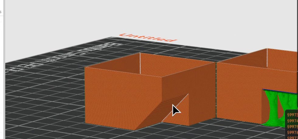 Paroi inclinée à 45°, sans support