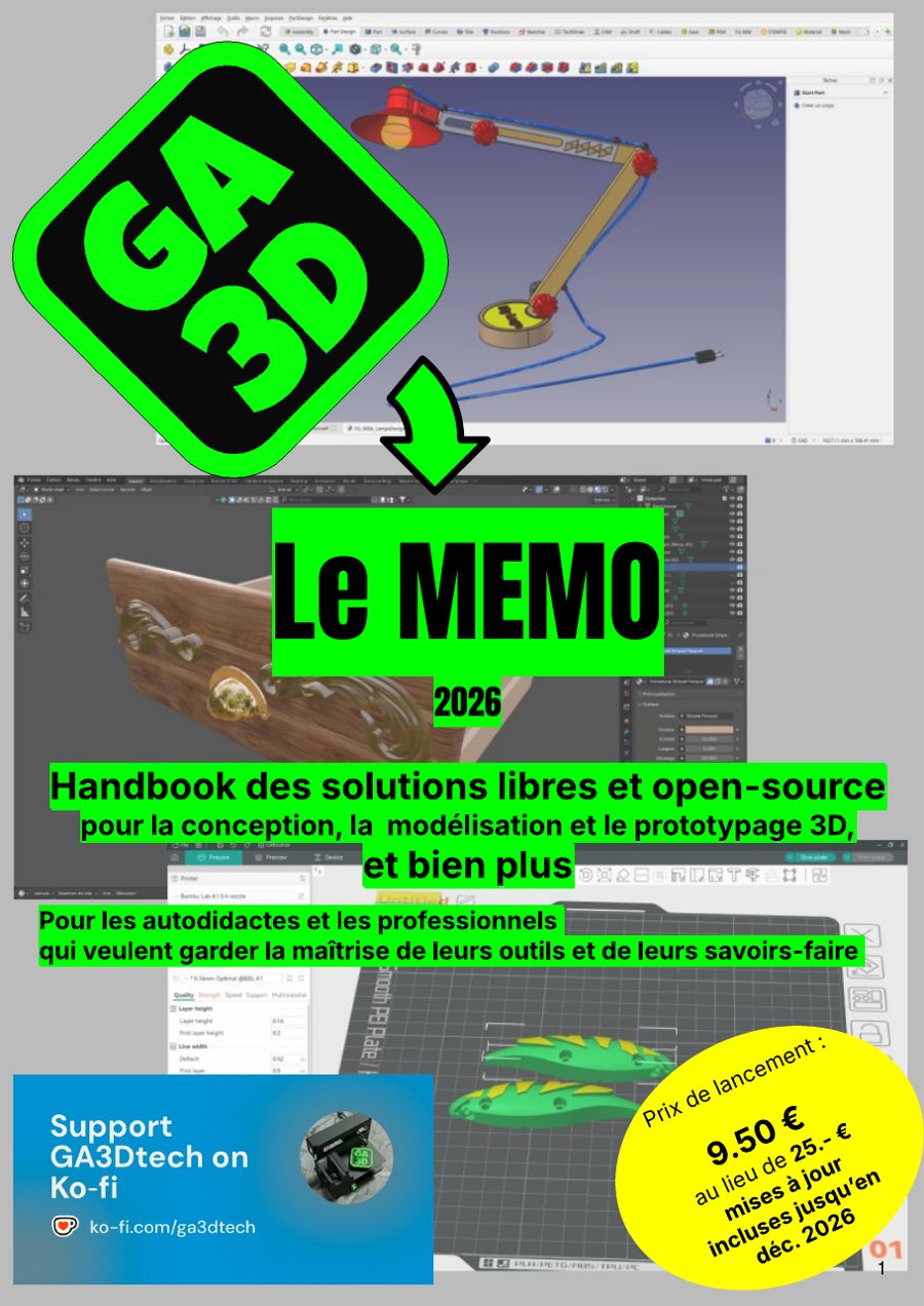 La couverture du MEMO GA3D
