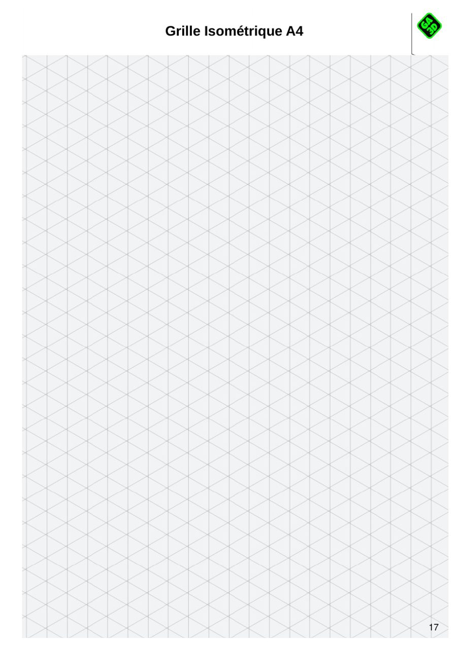 Grille isométrique A4