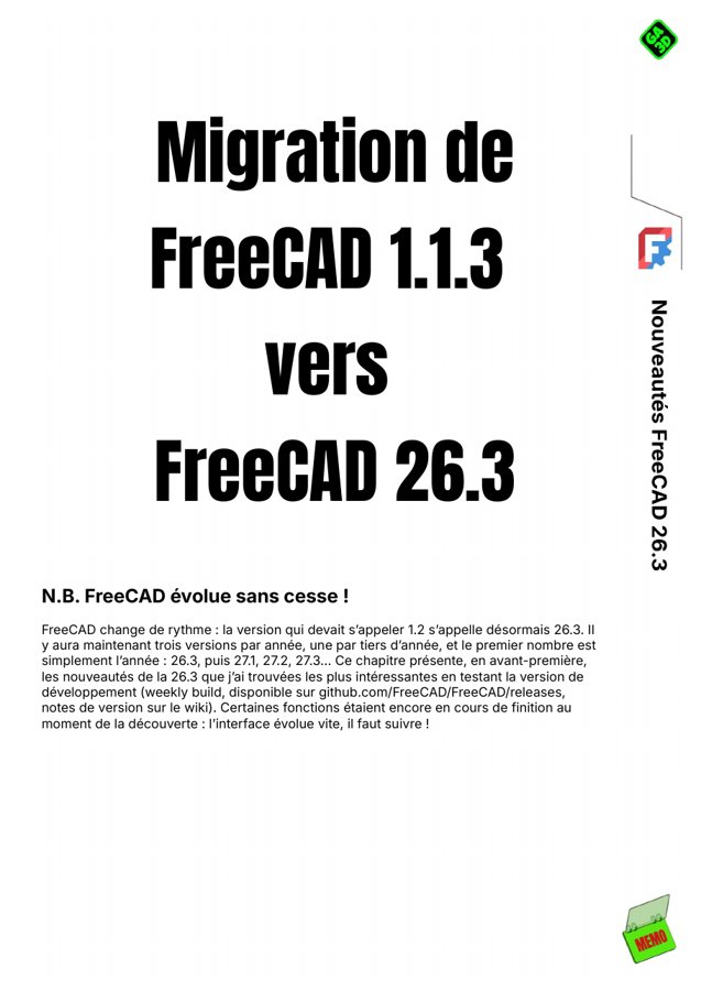 La nouvelle section migration 26.3