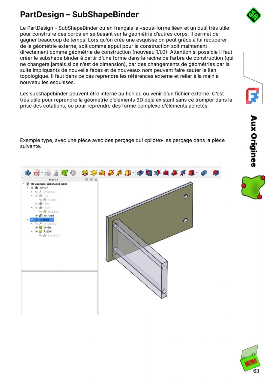 Le SubShapeBinder